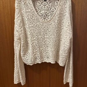 Universal Thread Cream Lace Blouse